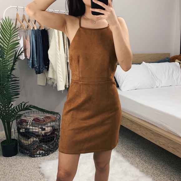 Camel Halter Dress - Picture 2 of 7